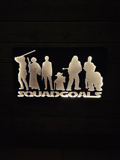 Galaxy Squad Goals - 13" x 23"