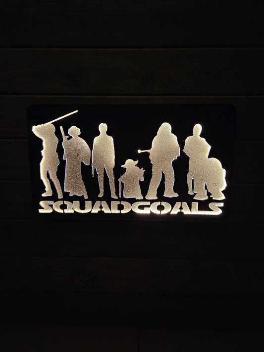 Galaxy Squad Goals - 13" x 23"