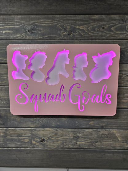 Princess Squad Goals - 15" x 23"